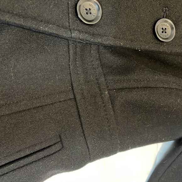 Michael Kors women’s black pea coat size S - Picture 14 of 14